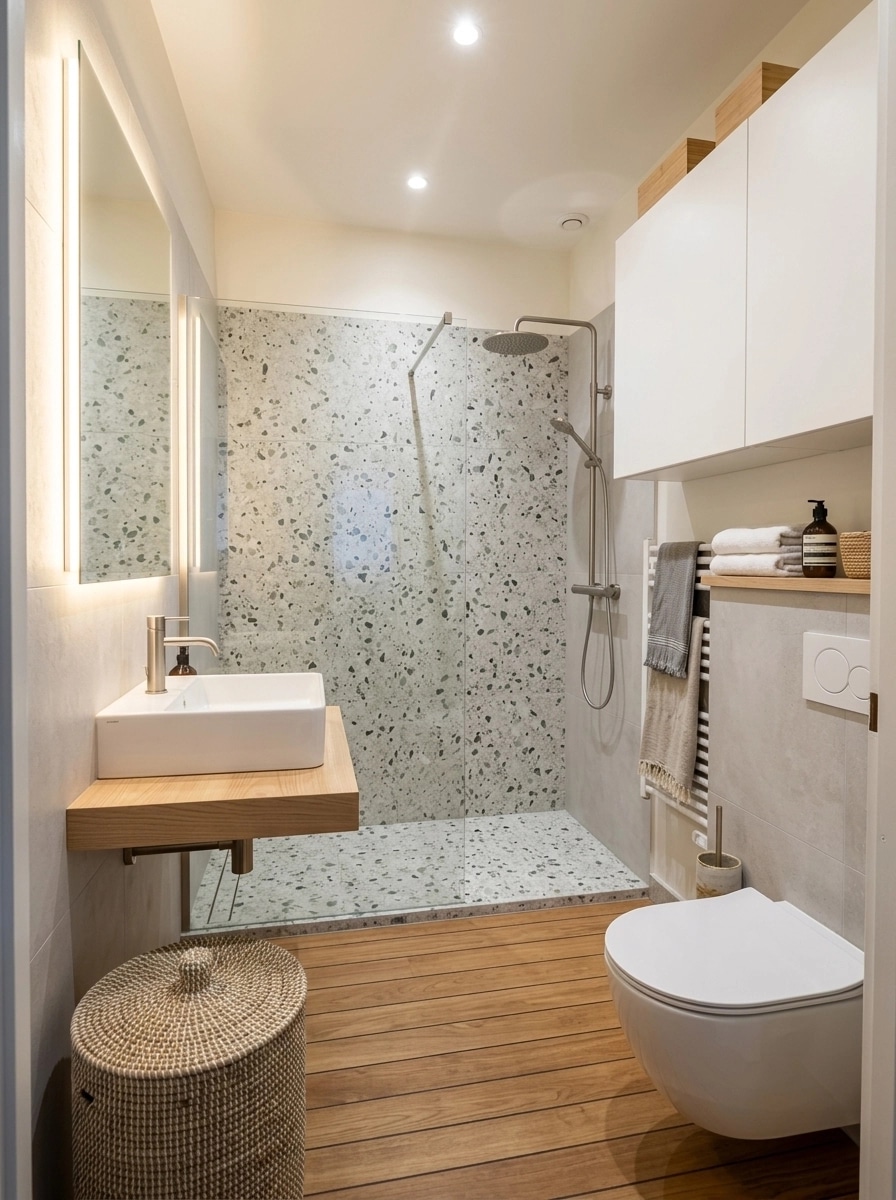 Interior design in Scandinavian style — Bathroom by GenRoom AI