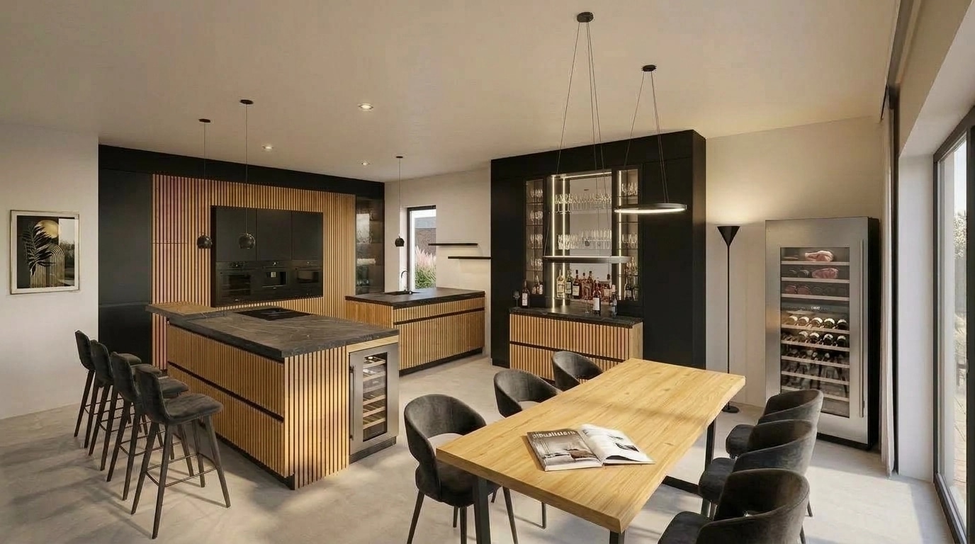 Kitchen interior in no_style style — photo by GenRoom AI
