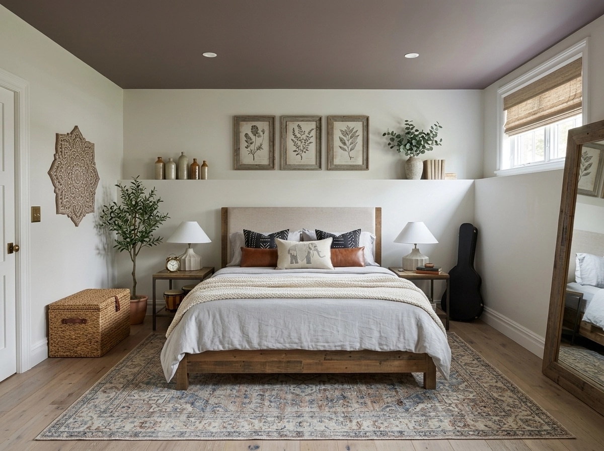 Interior design in Modern Farmhouse style — Bedroom by GenRoom AI