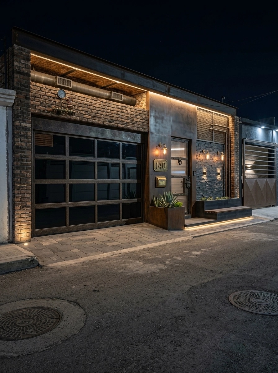 Facade design in Loft Facade style — Facade by GenRoom AI