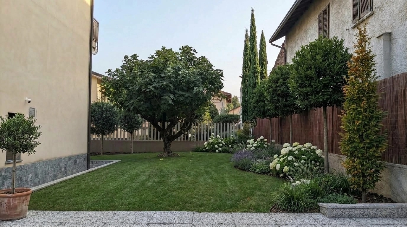 Yard design in no_style style — photo by GenRoom AI