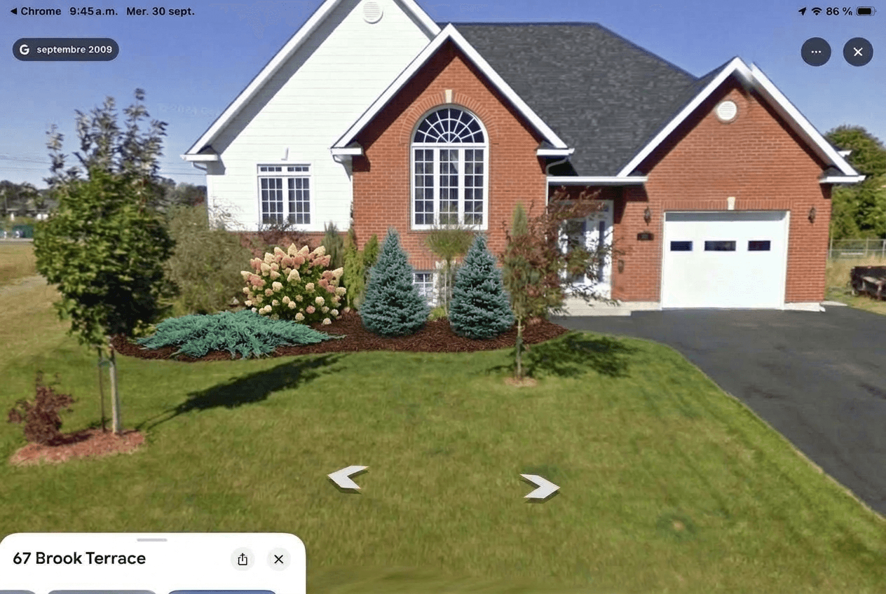 Yard design in no_style style — photo by GenRoom AI