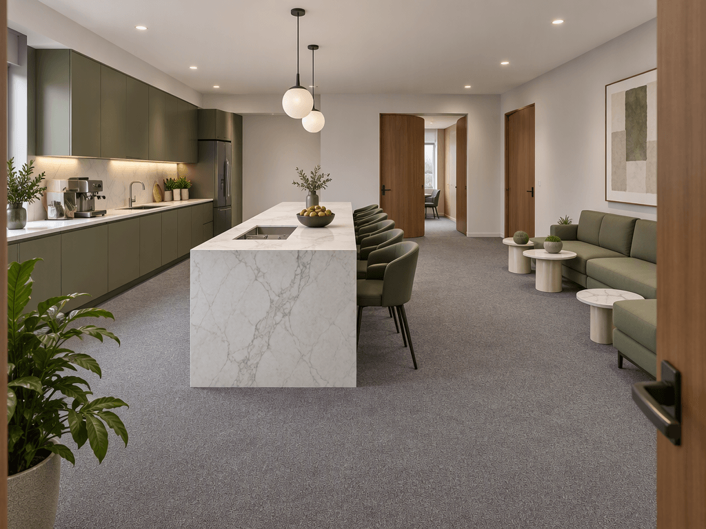 Kitchen interior in Contemporary style — photo by GenRoom AI