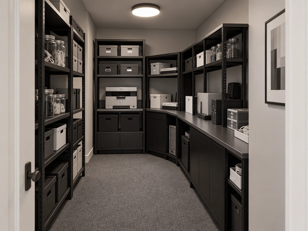Interior design in Contemporary style — pantry by GenRoom AI