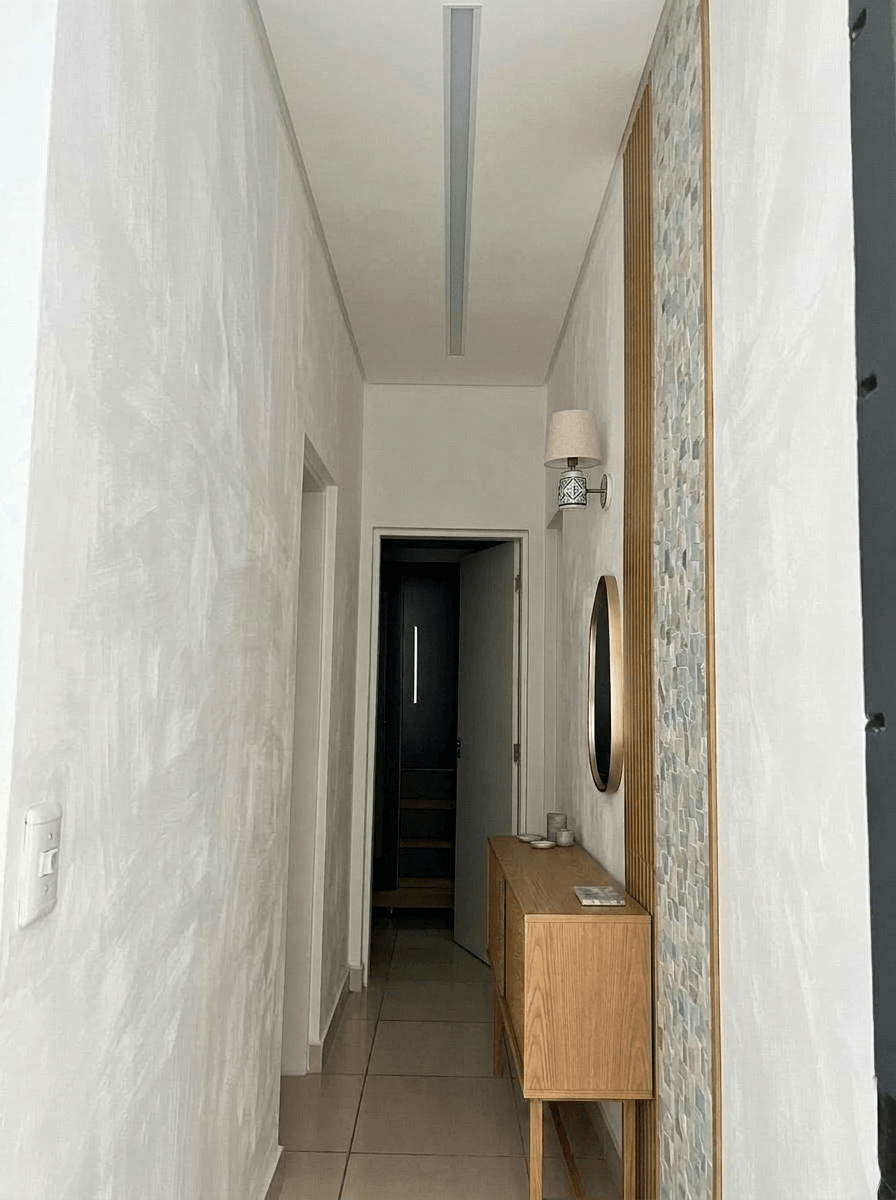 Hallway interior in Portuguese Modern style — photo by GenRoom AI