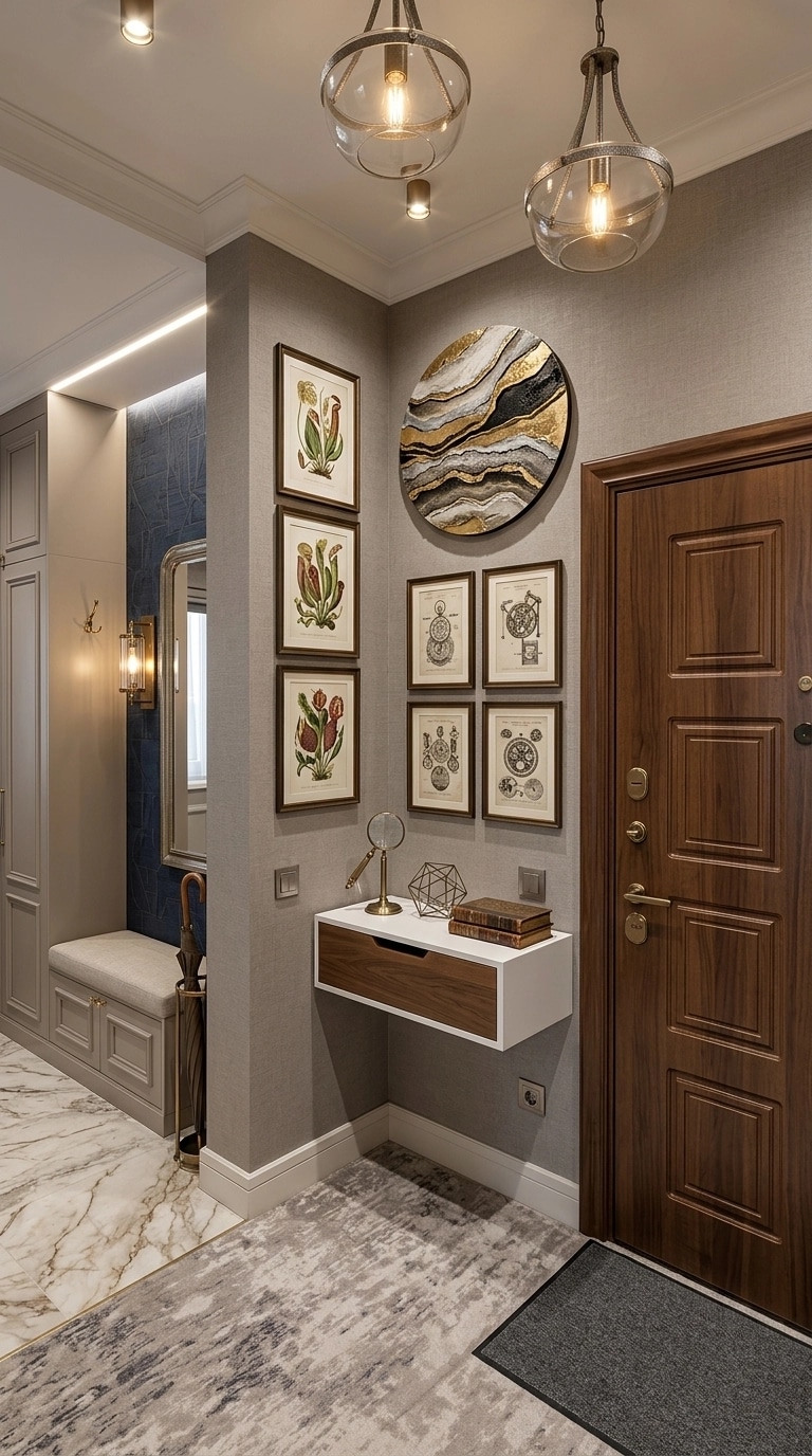 Interior design in Transitional style — Hallway by GenRoom AI