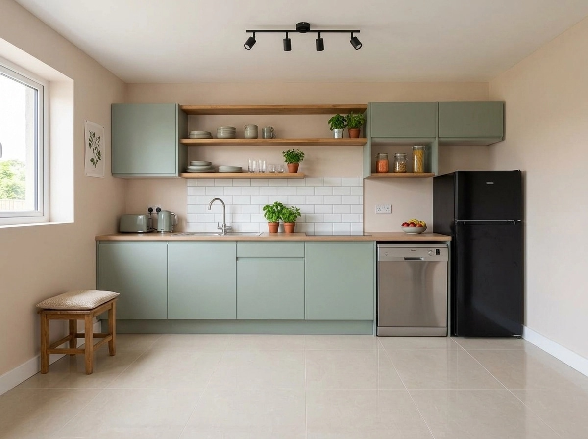 Kitchen interior in no_style style — photo by GenRoom AI