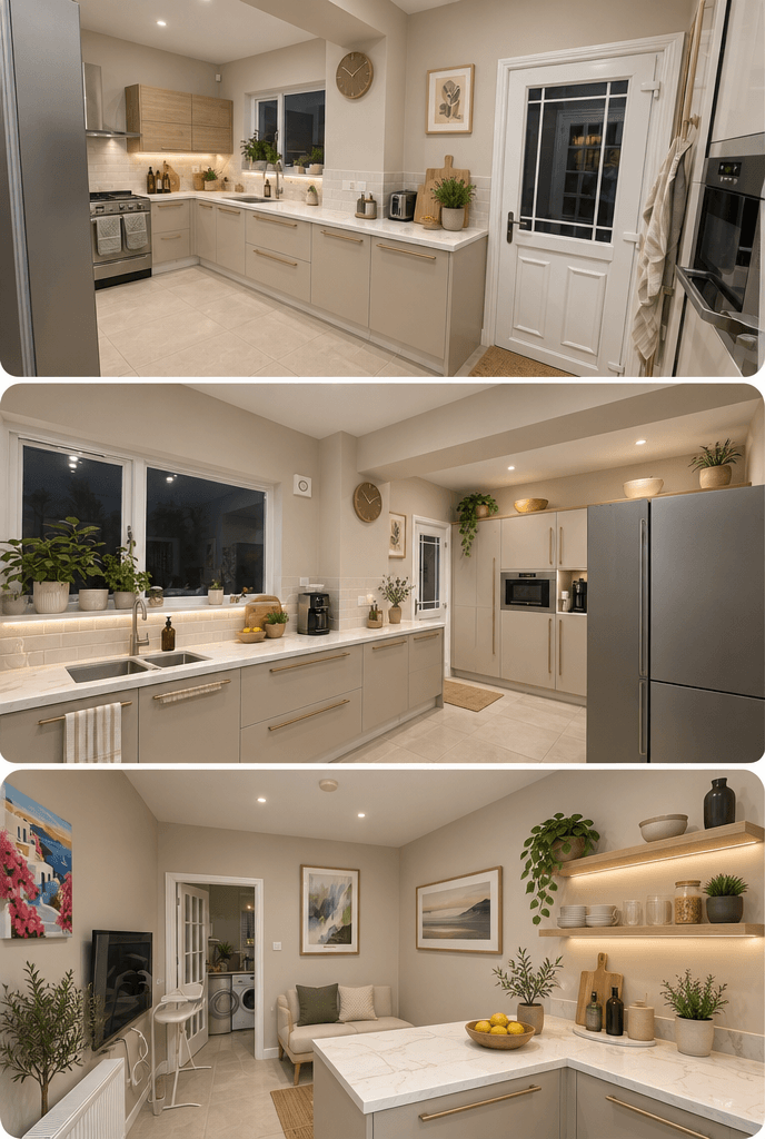 Interior design in Scandinavian style — Kitchen by GenRoom AI
