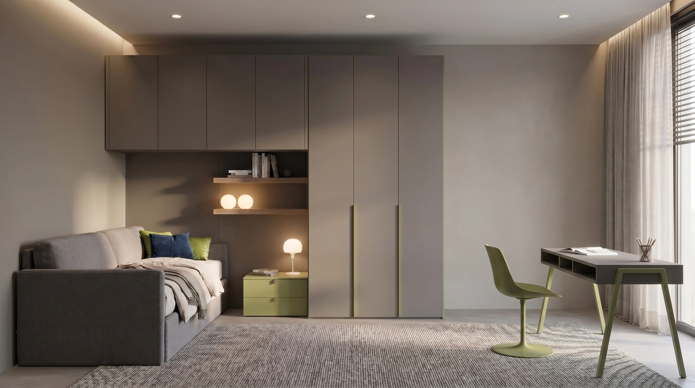 Interior design in Contemporary style — Kids Room by GenRoom AI