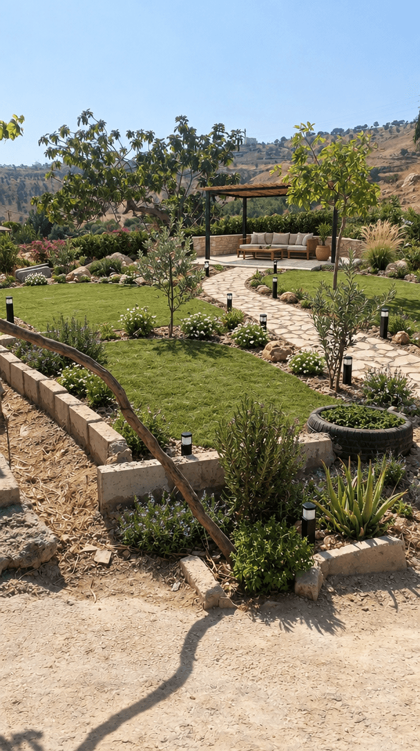 Yard design in no_style style — photo by GenRoom AI