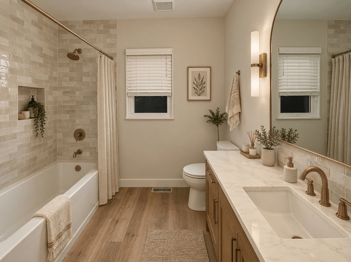 Bathroom interior in no_style style — photo by GenRoom AI