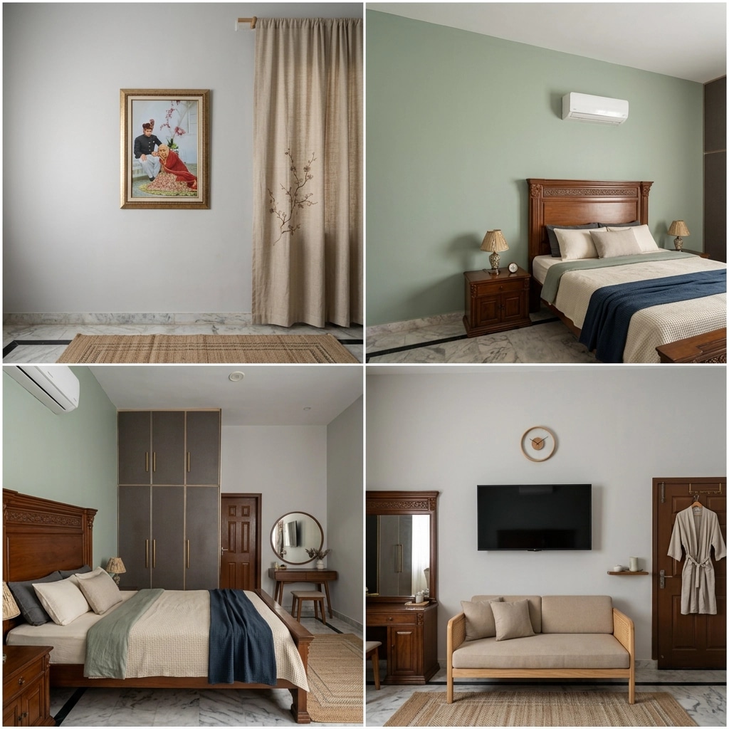 Japandi Bedroom design — interior photo by GenRoom AI