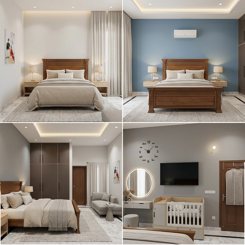 Minimalism Bedroom design — interior photo by GenRoom AI