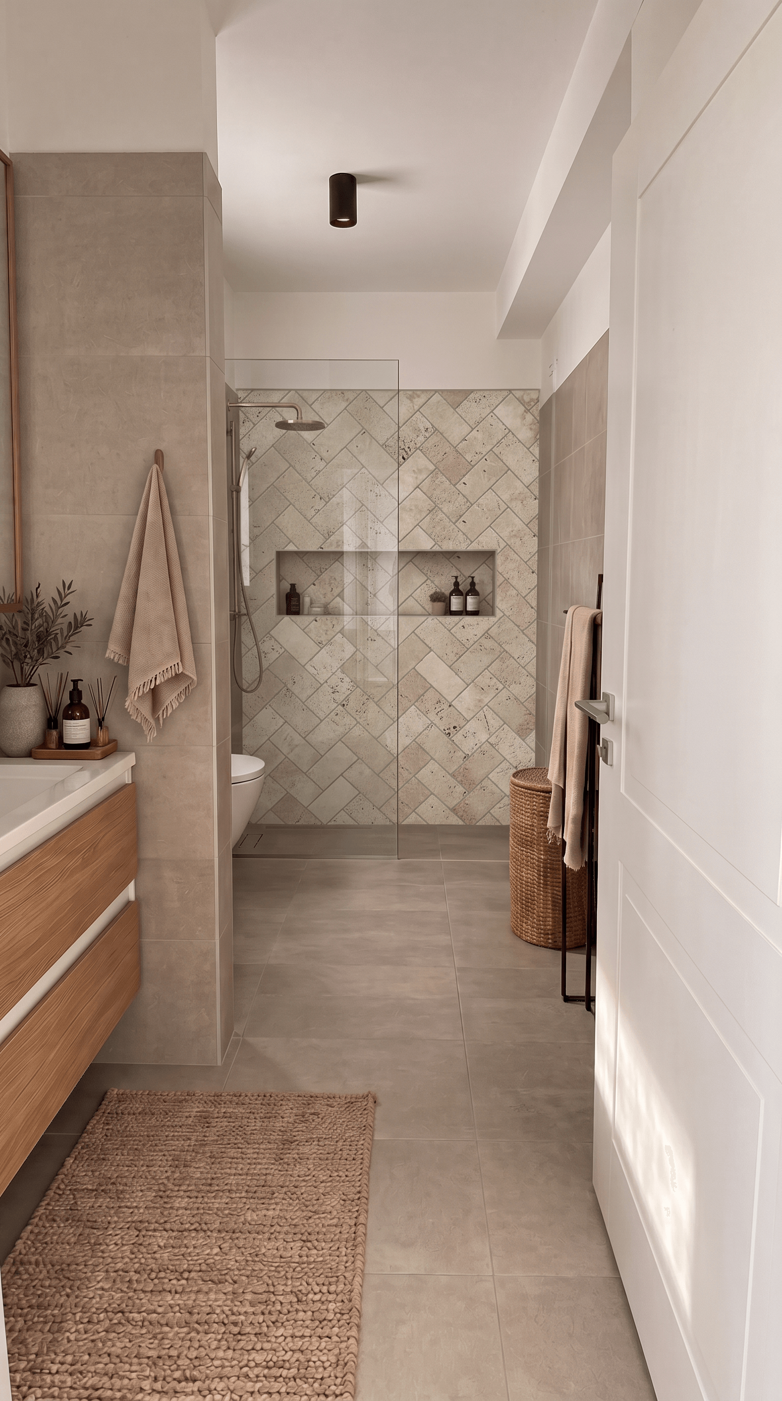 Contemporary Bathroom design — interior photo by GenRoom AI