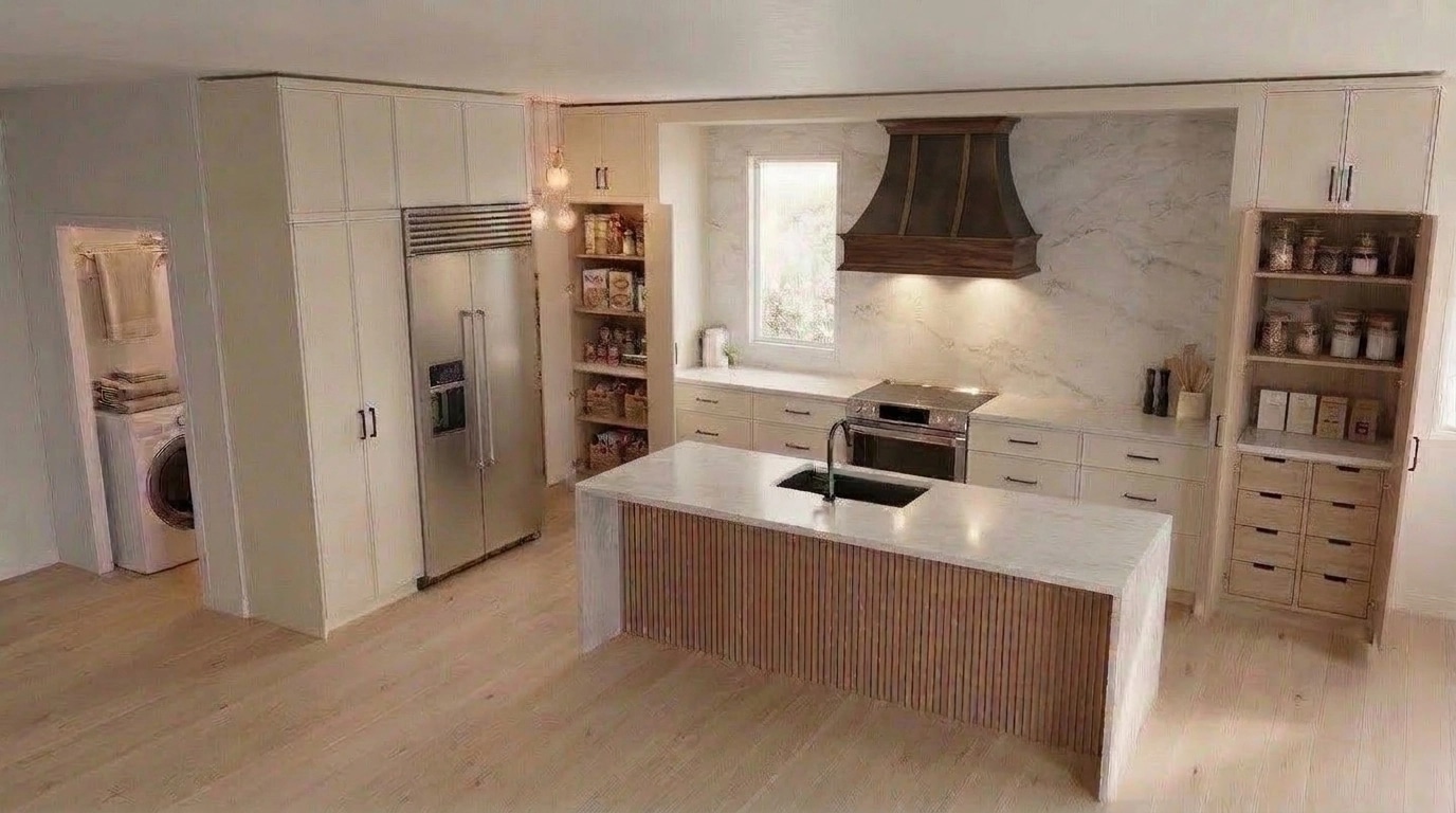 Scandinavian Kitchen design — interior photo by GenRoom AI