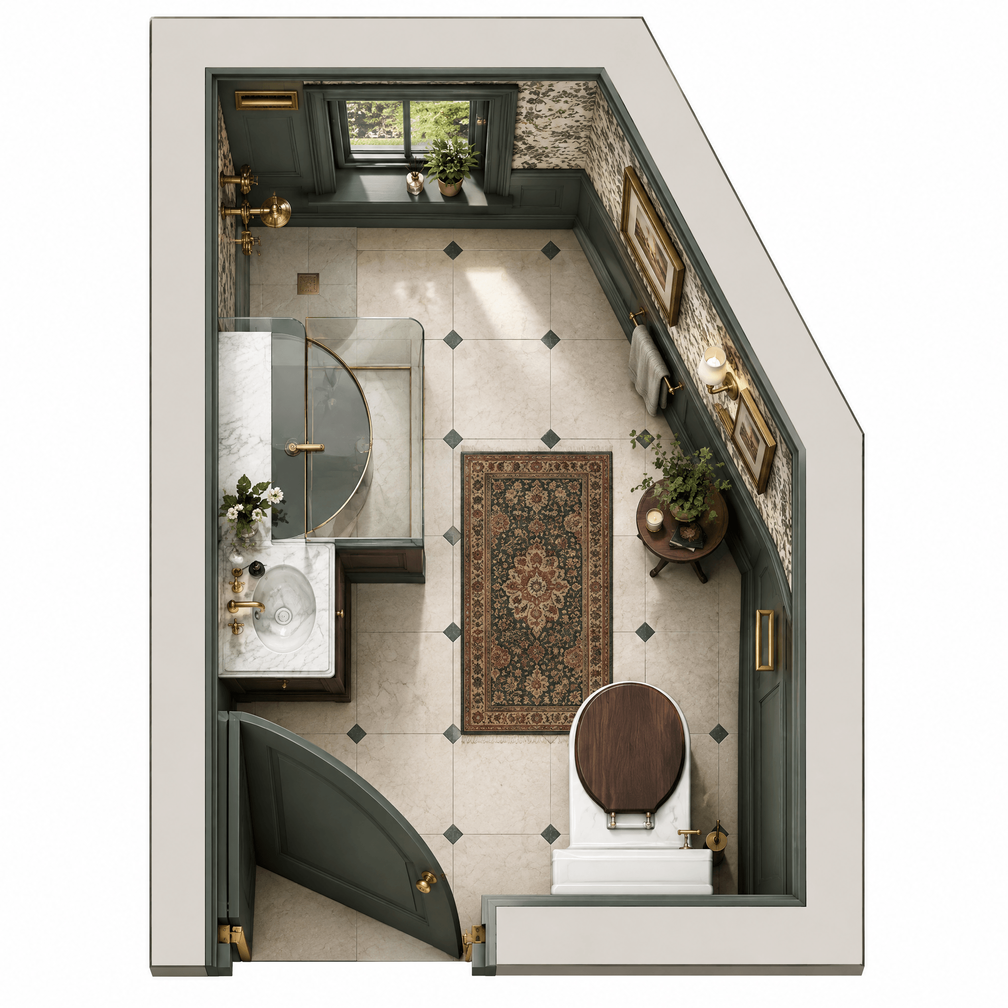 British Living Room design — interior photo by GenRoom AI