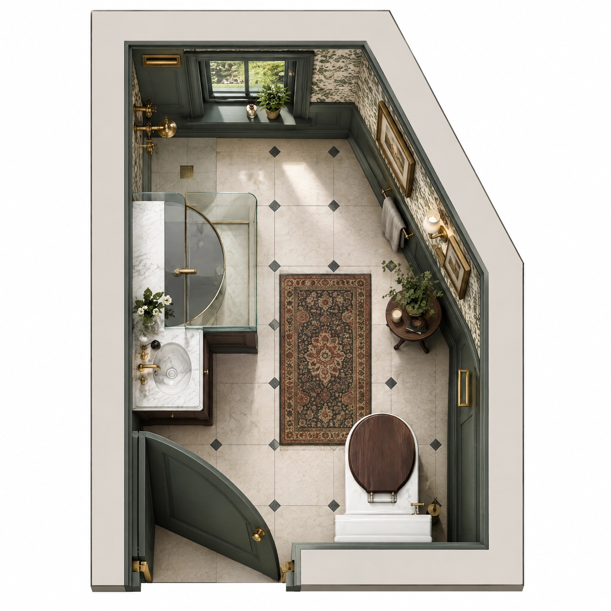 Interior design in British style — Living Room by GenRoom AI
