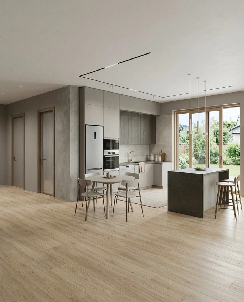 Kitchen interior in Contemporary style — photo by GenRoom AI