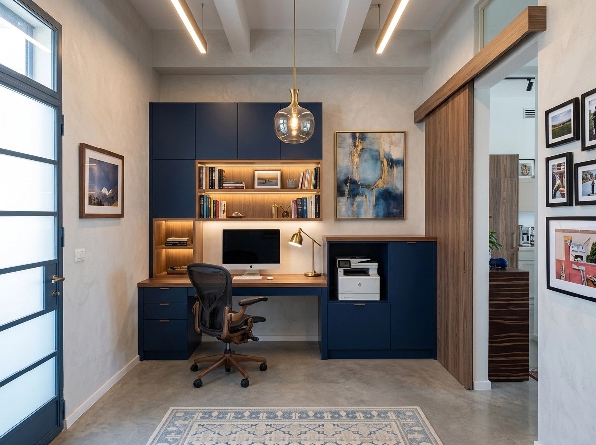 Interior design in Contemporary style — home_office by GenRoom AI