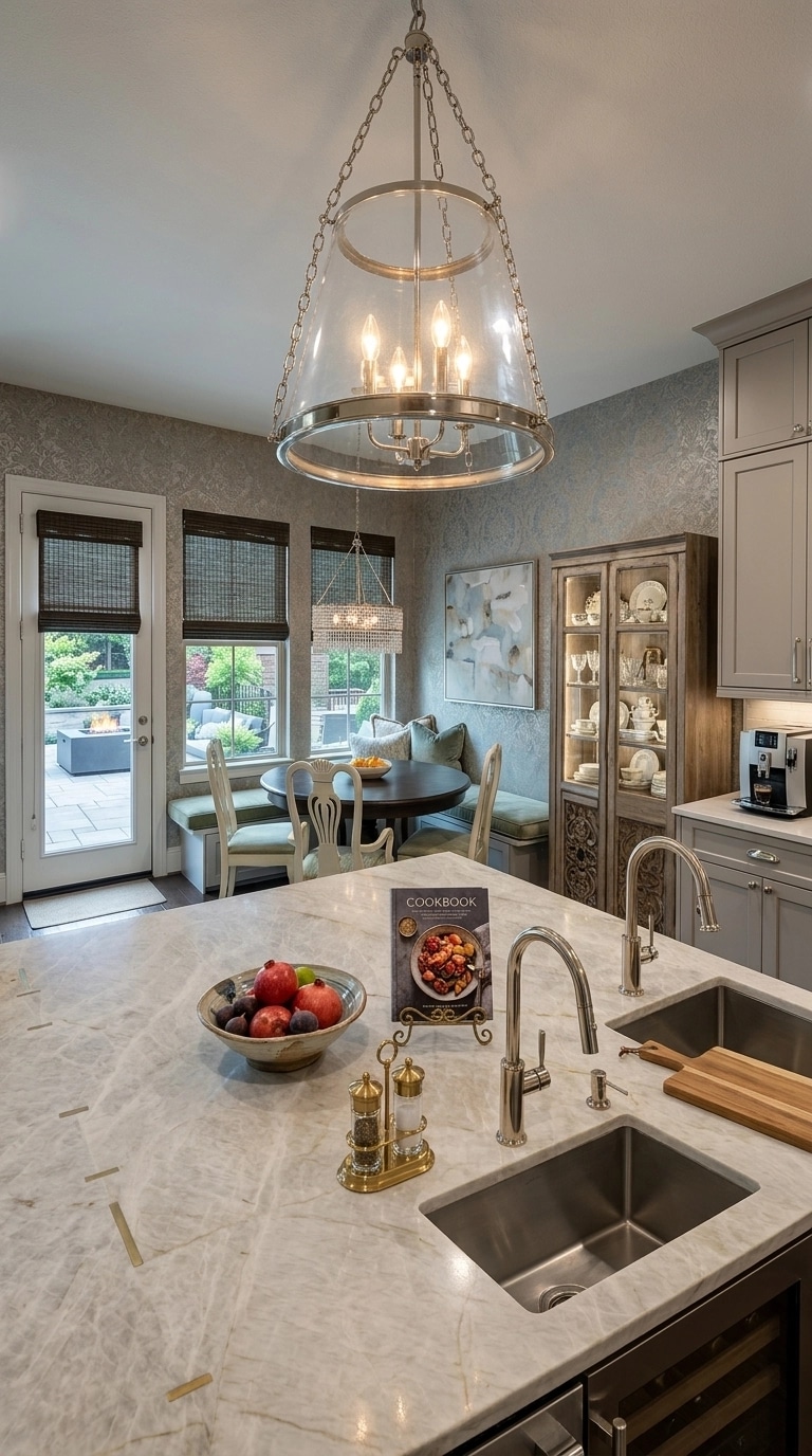 Interior design in Transitional style — Kitchen by GenRoom AI