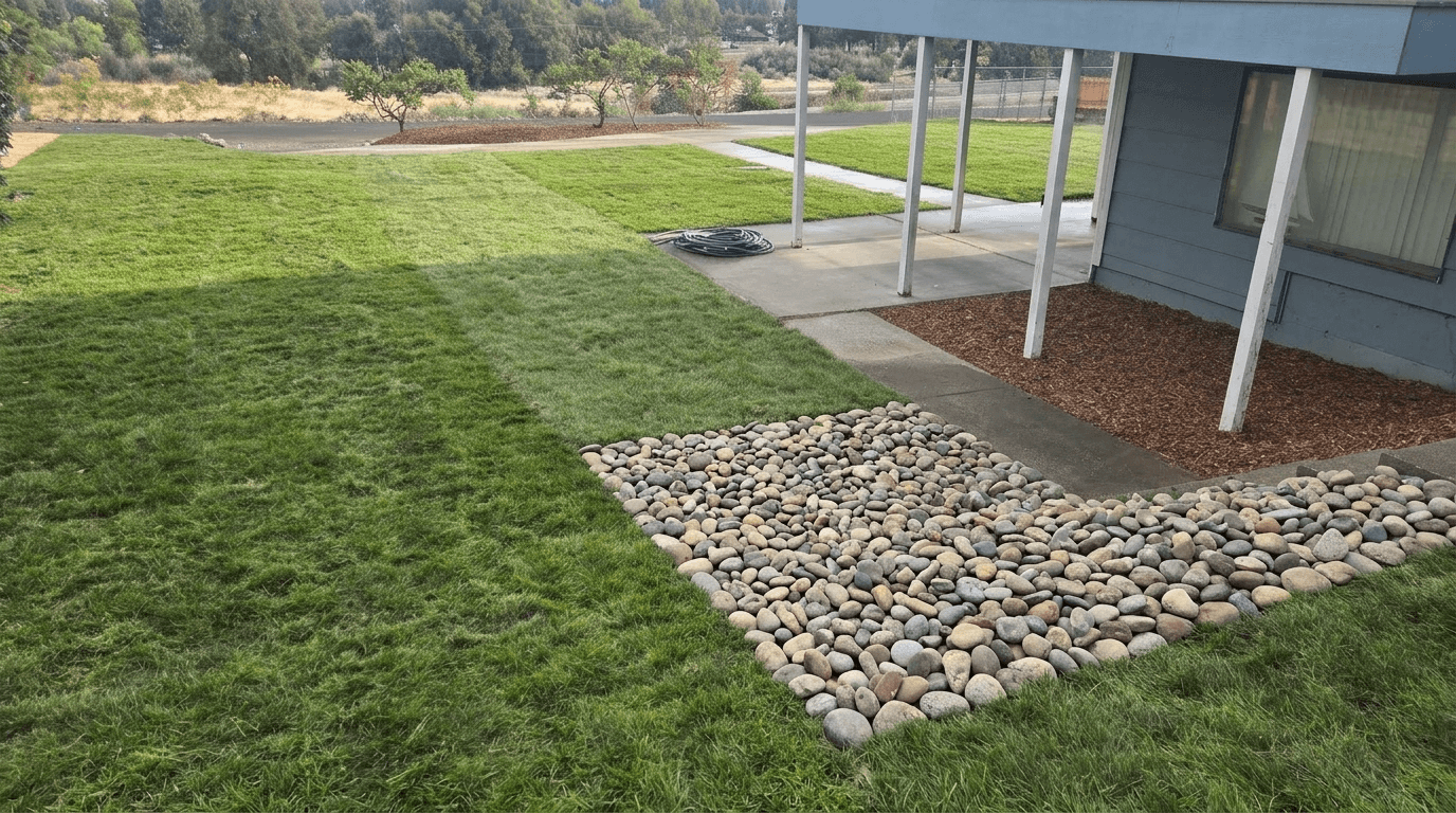 Yard design in no_style style — photo by GenRoom AI