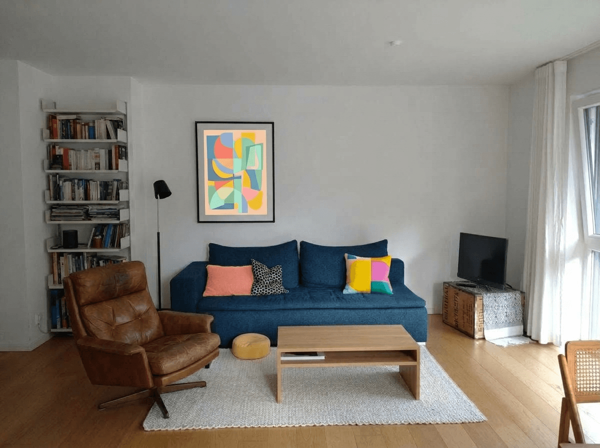 Interior design in Scandinavian style — Living Room by GenRoom AI