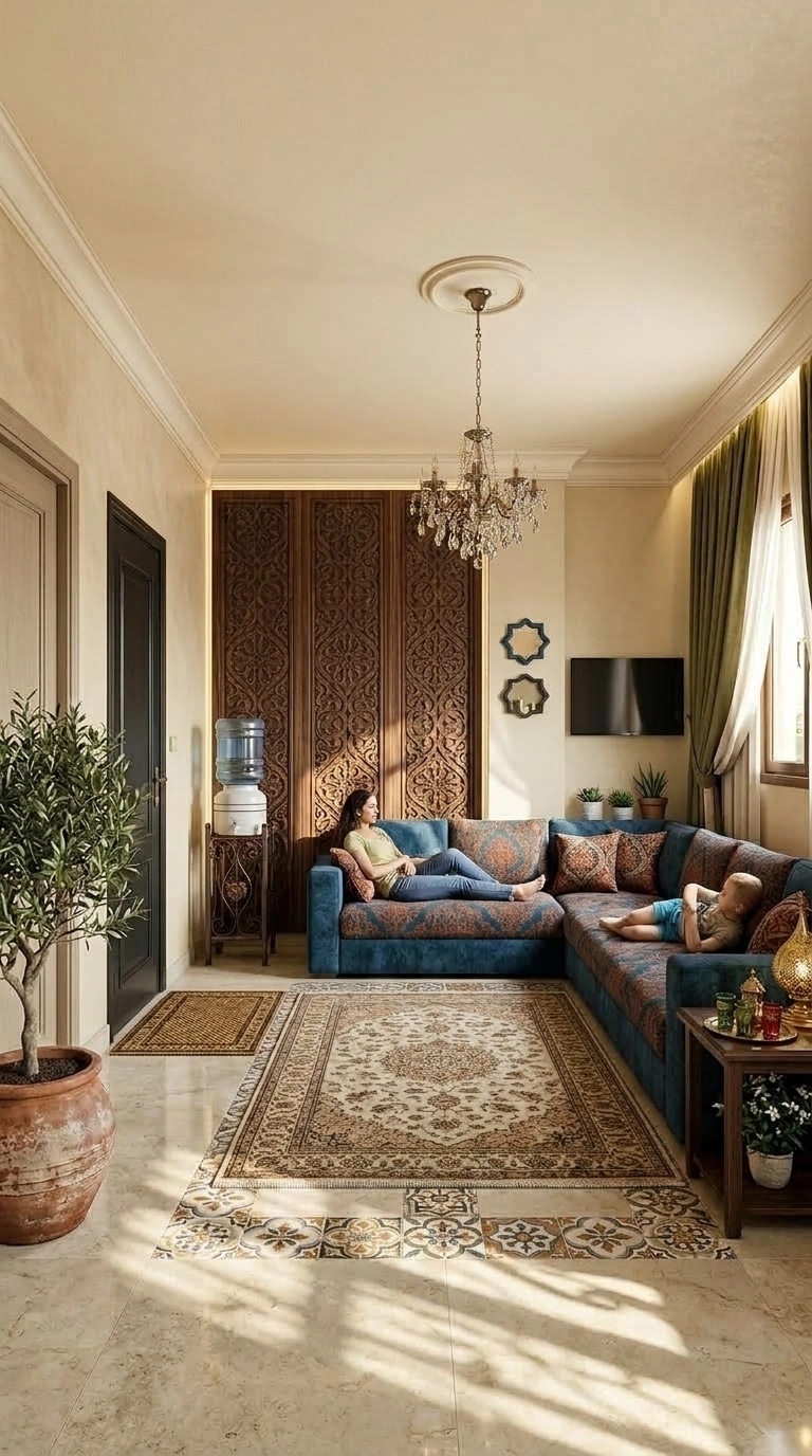 Interior design in Mediterranean style — Living Room by GenRoom AI