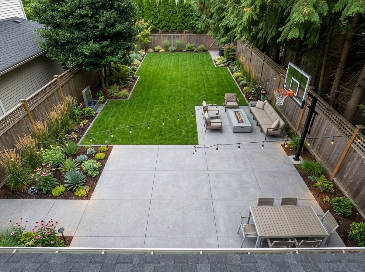 Contemporary Yard Yard design — yard photo by GenRoom AI