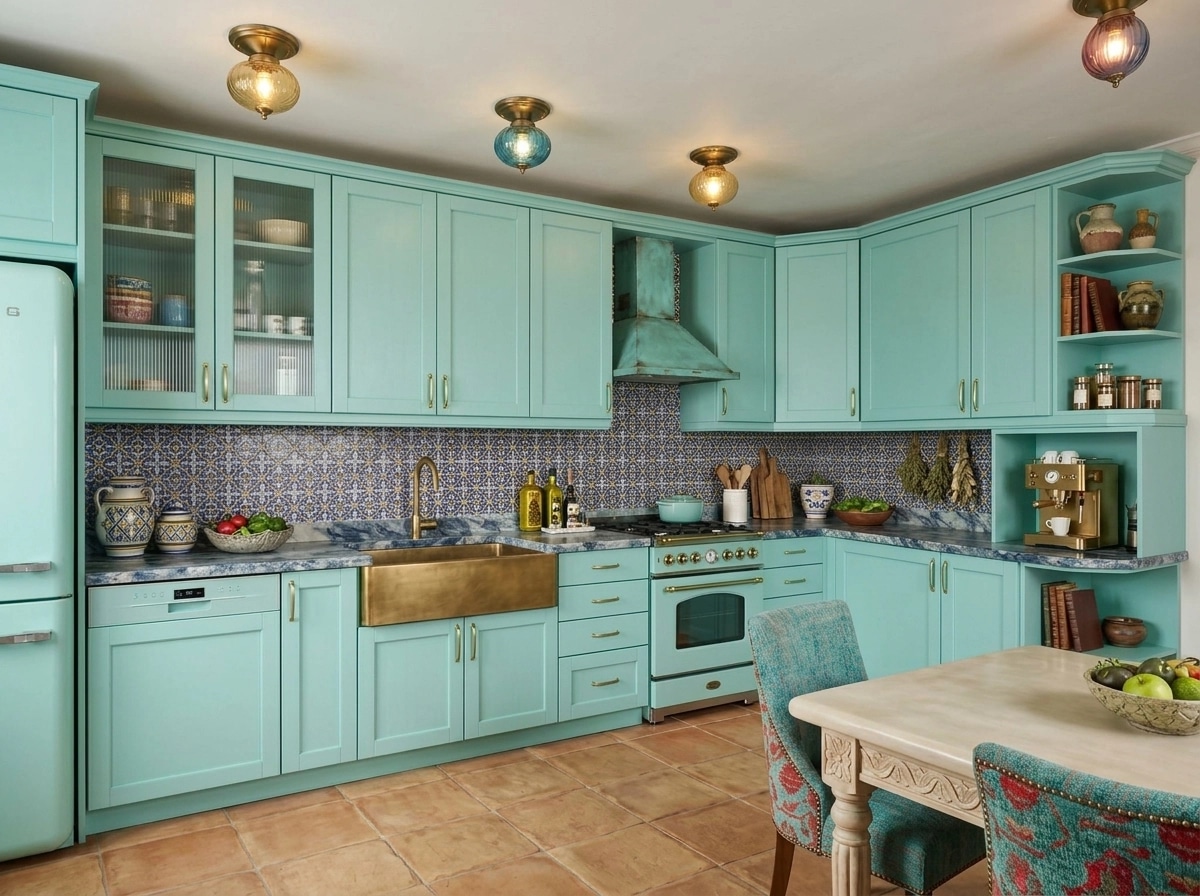 Mediterranean Kitchen design — interior photo by GenRoom AI
