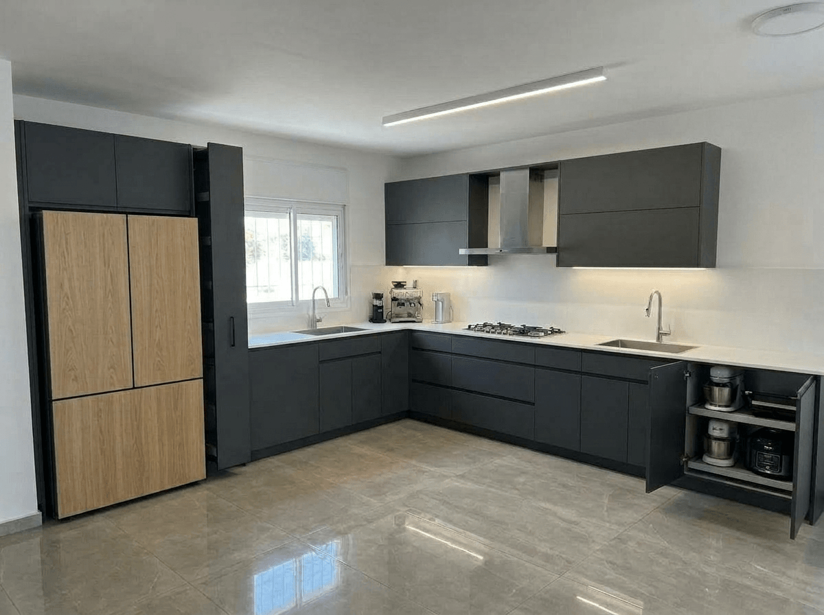 Kitchen interior in no_style style — photo by GenRoom AI
