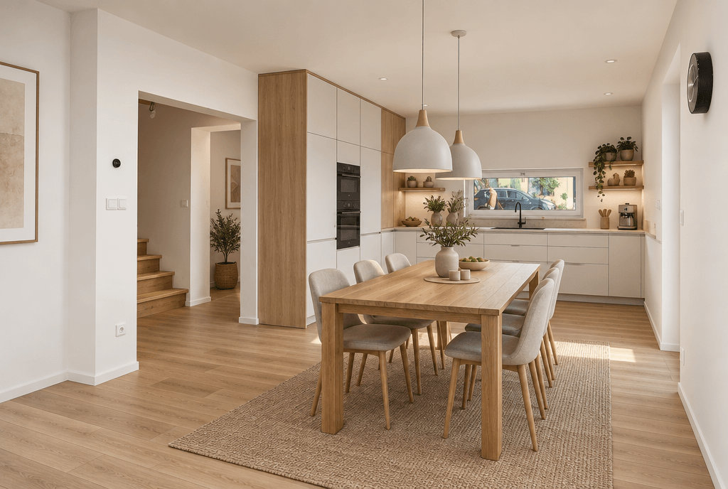 Interior design in Scandinavian style — Kitchen by GenRoom AI