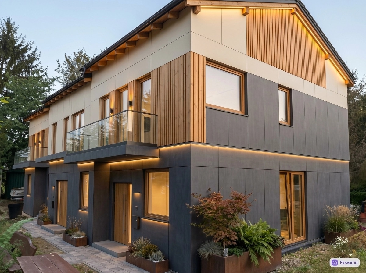 Contemporary Facade Facade design — facade photo by GenRoom AI