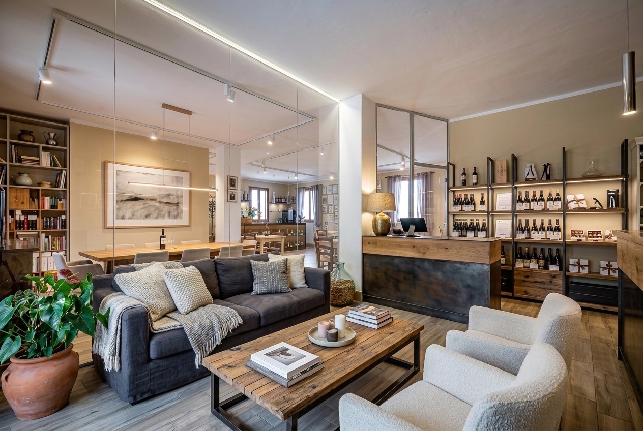 Modern Farmhouse Living Room design — interior photo by GenRoom AI