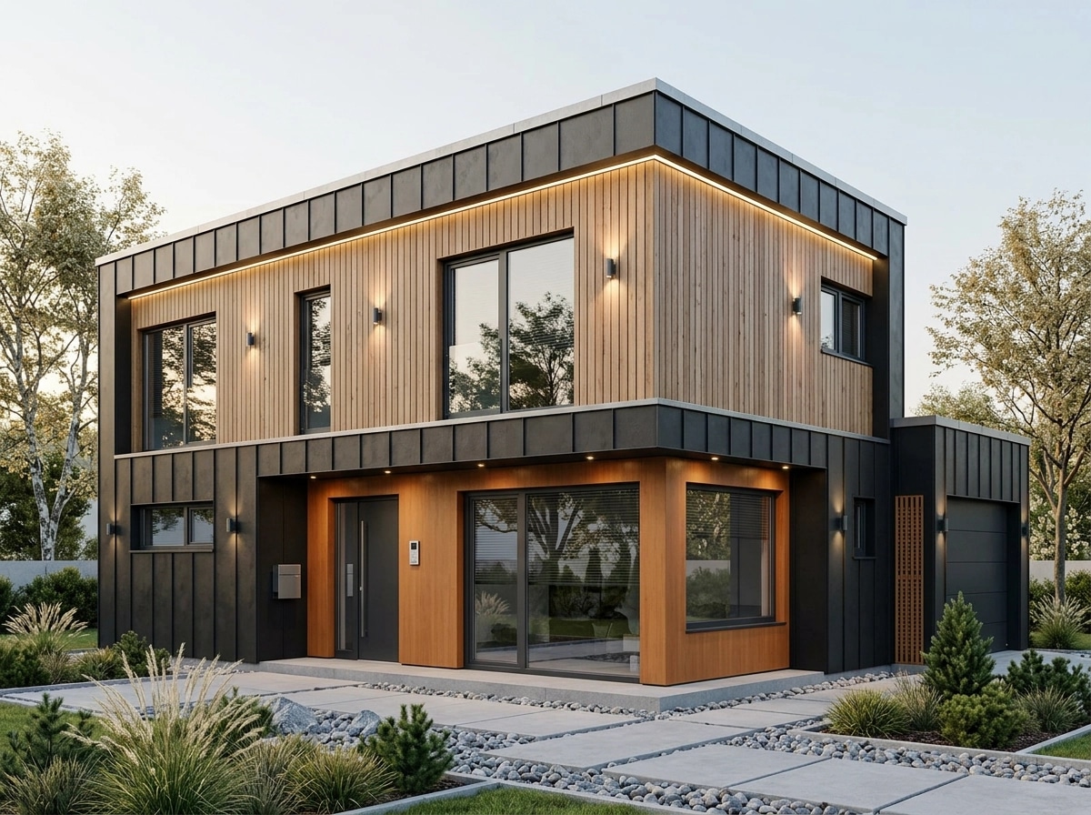 Scandinavian Facade Facade design — facade photo by GenRoom AI