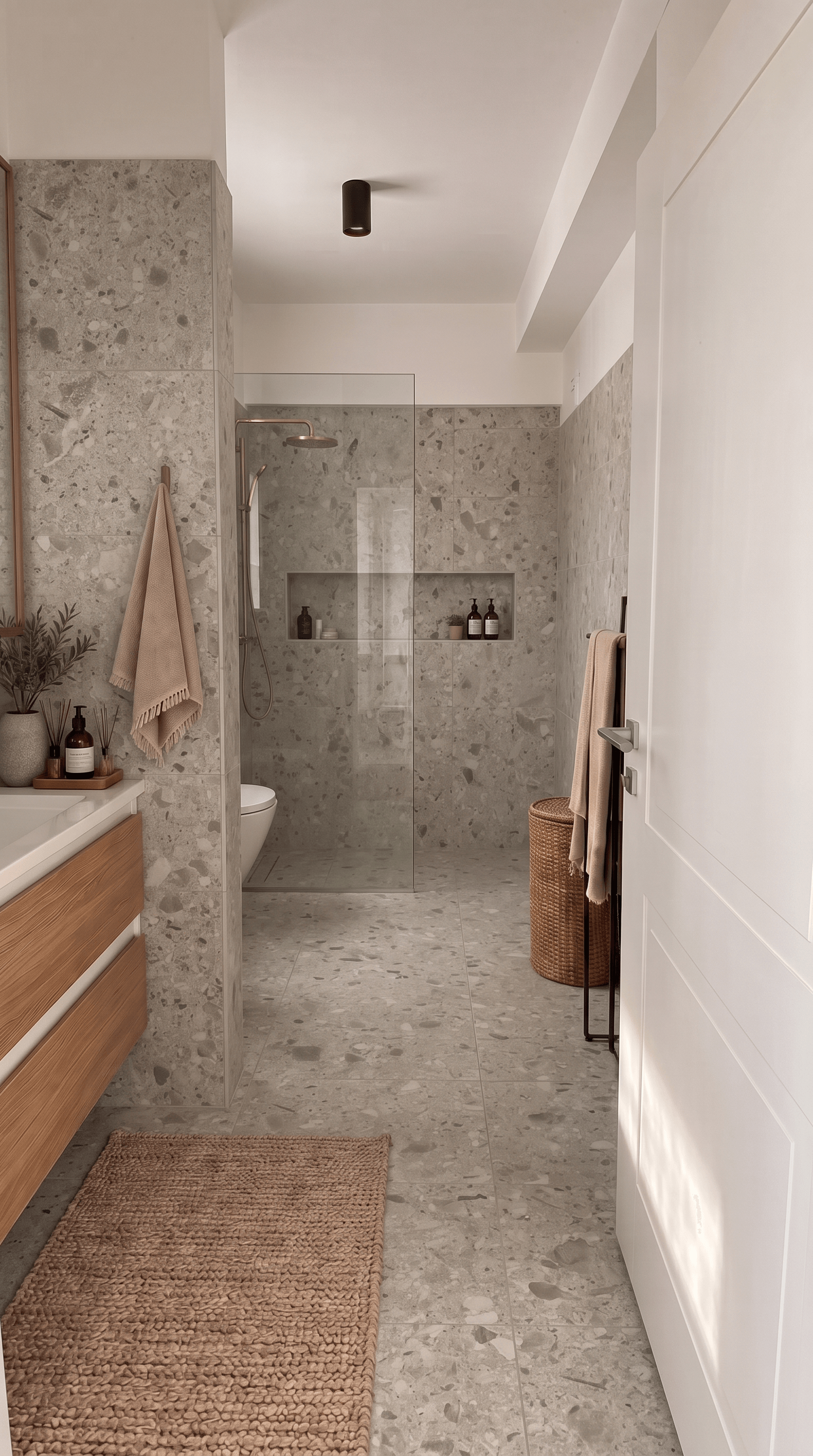 Contemporary Bathroom design — interior photo by GenRoom AI
