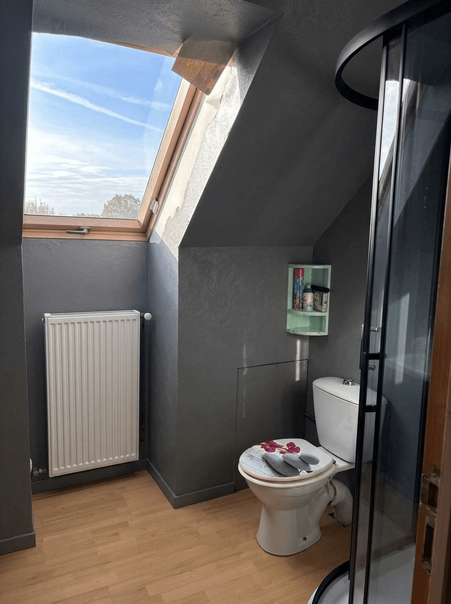 Bathroom interior in no_style style — photo by GenRoom AI