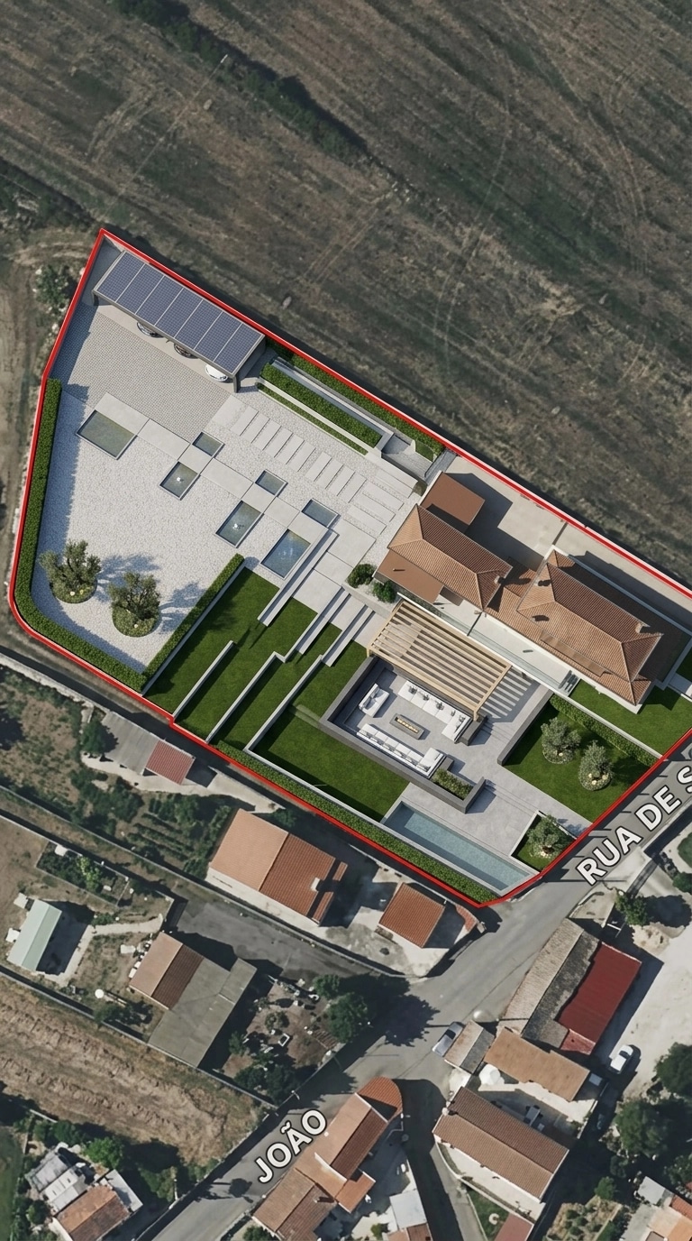Landscape design in Minimalist Yard style — Yard by GenRoom AI