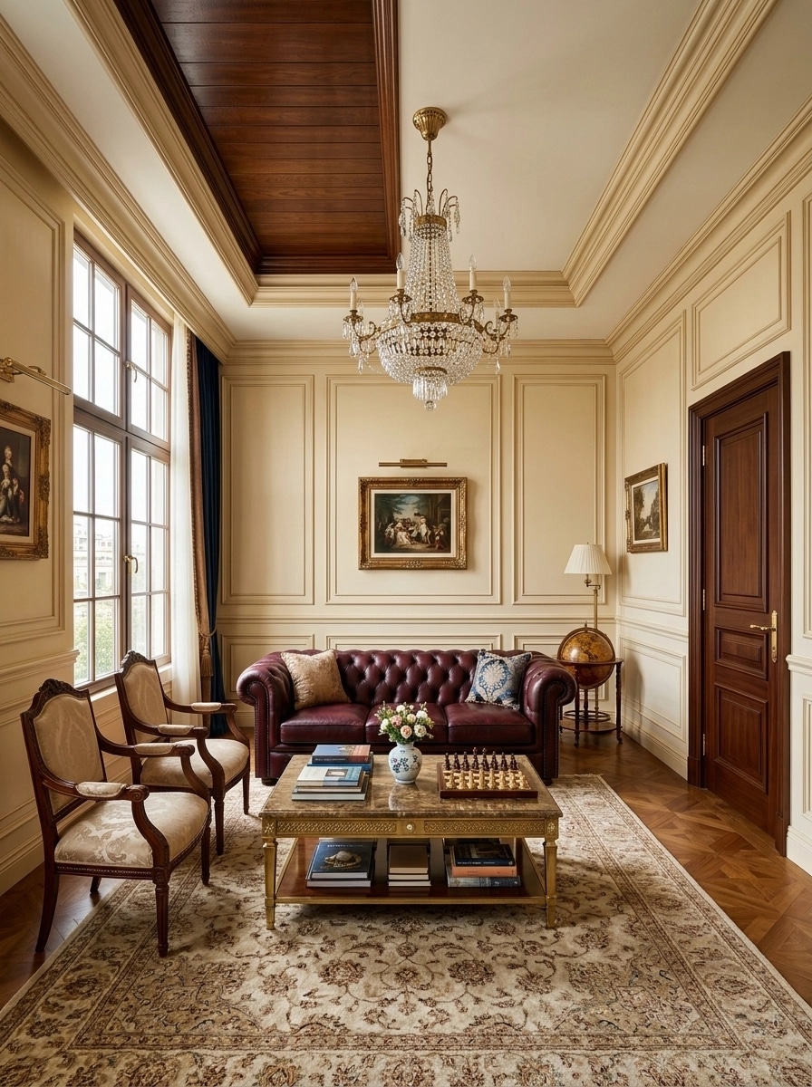 Interior design in Classic style — Living Room by GenRoom AI