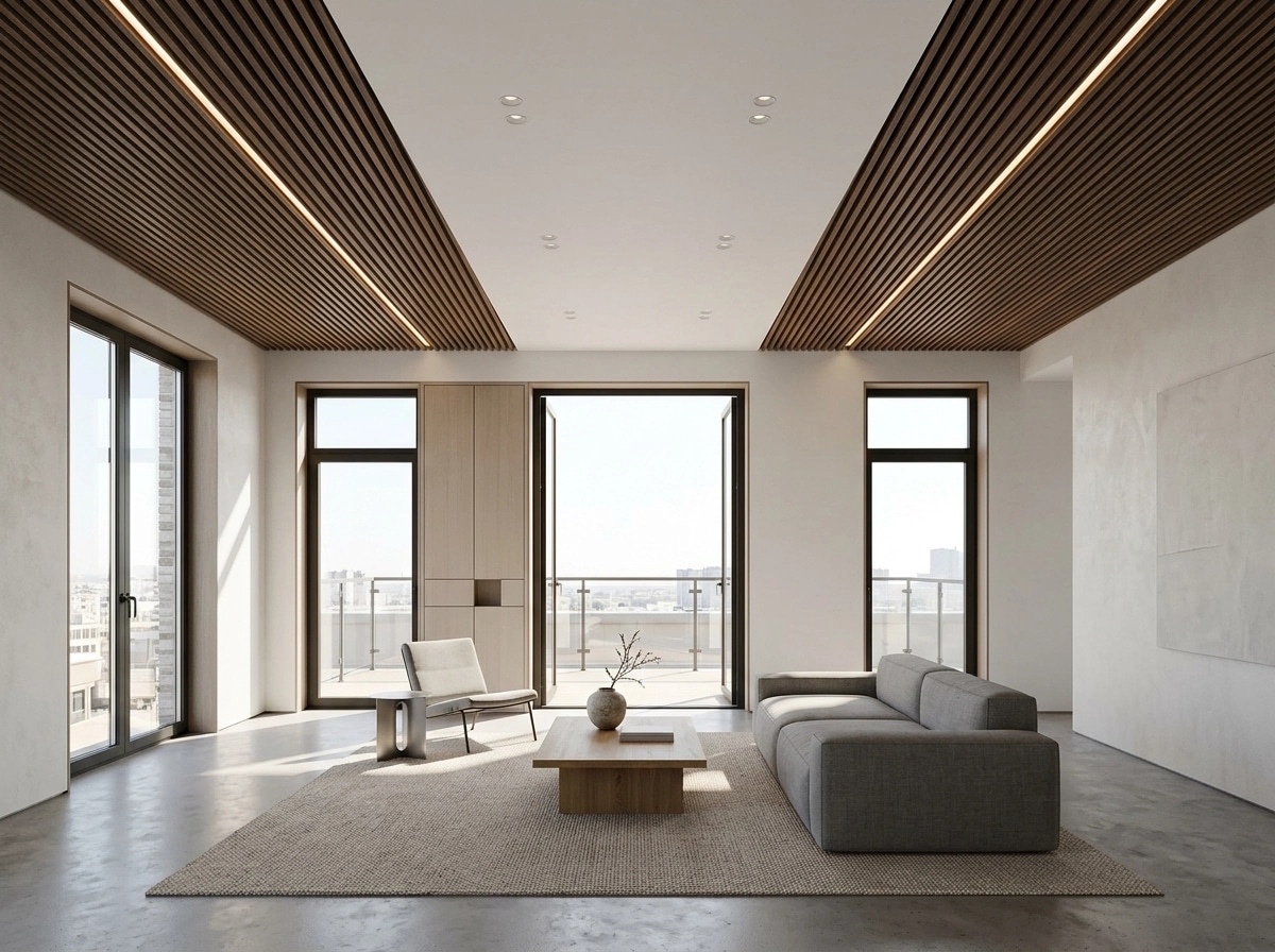 Minimalism Living Room design — interior photo by GenRoom AI