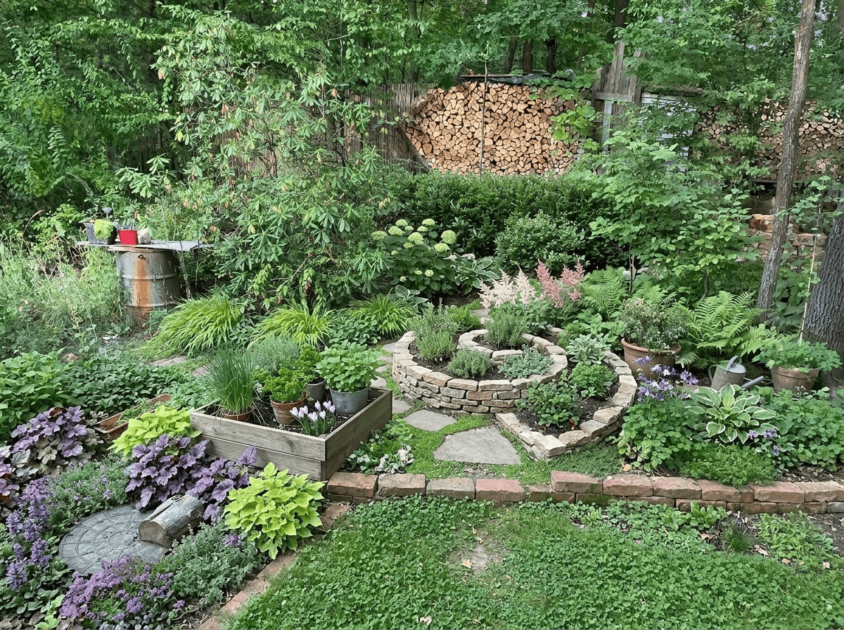 Yard design in no_style style — photo by GenRoom AI