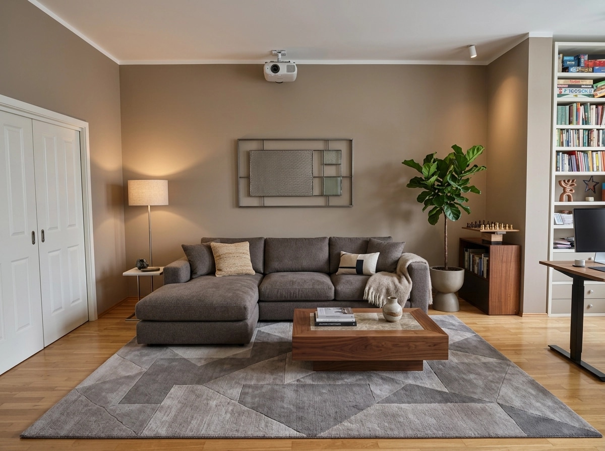 Interior design in Contemporary style — Living Room by GenRoom AI