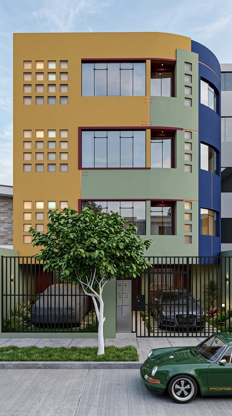 Contemporary Facade Facade design — facade photo by GenRoom AI