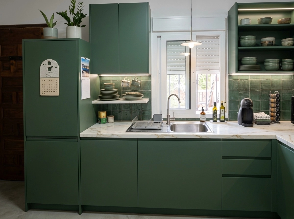 Interior design in Contemporary style — Kitchen by GenRoom AI