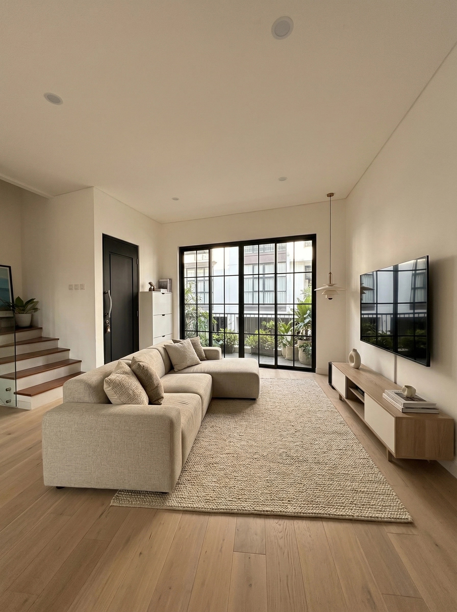 Scandinavian Living Room design — interior photo by GenRoom AI