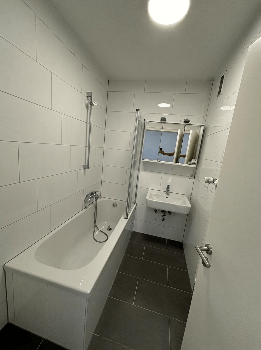 Bathroom interior in no_style style — photo by GenRoom AI