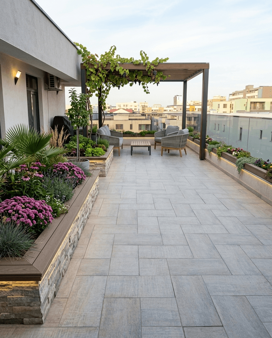 Yard design in Contemporary Yard style — photo by GenRoom AI