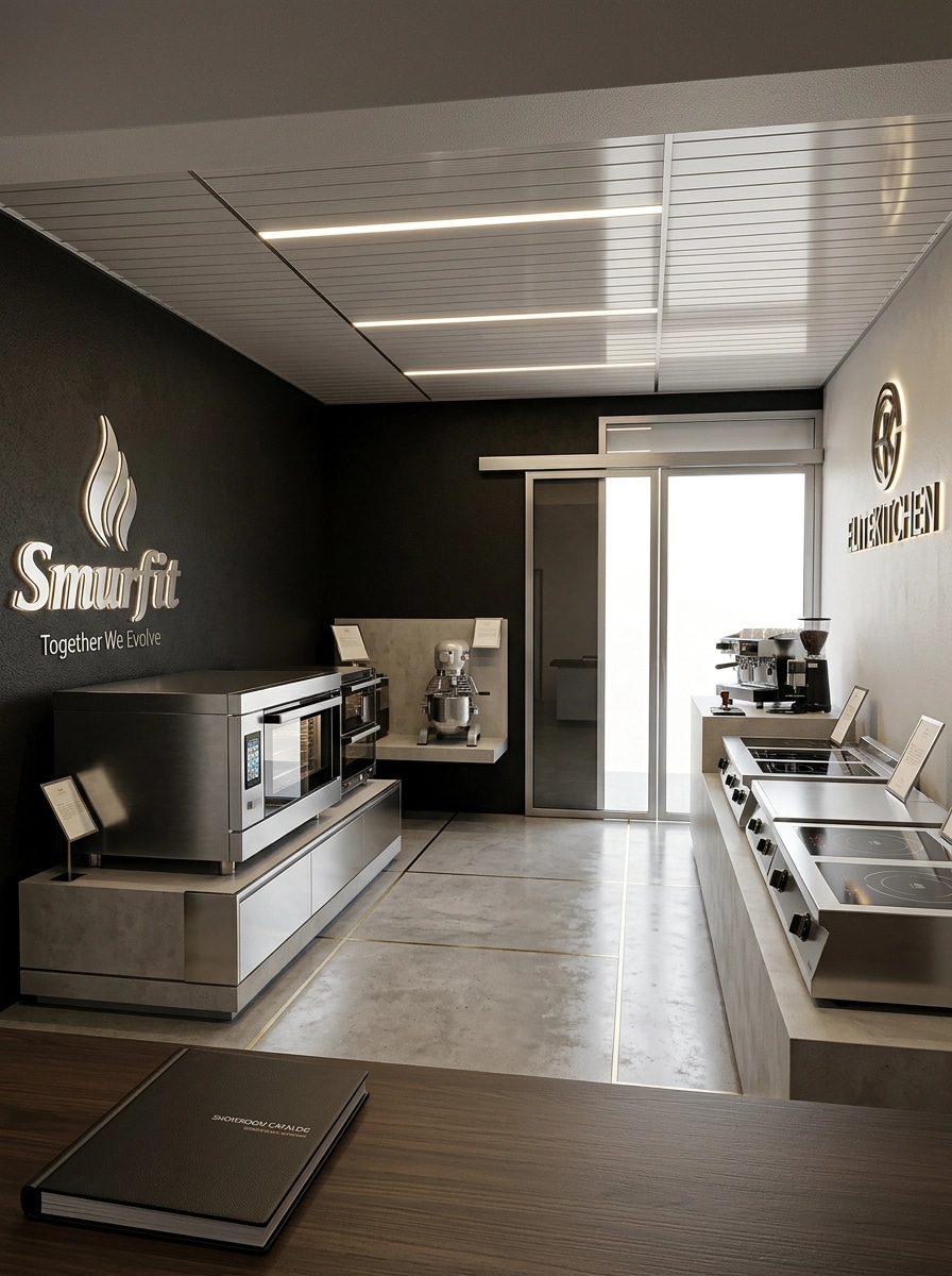 Interior design in Minimalism style — showroom by GenRoom AI