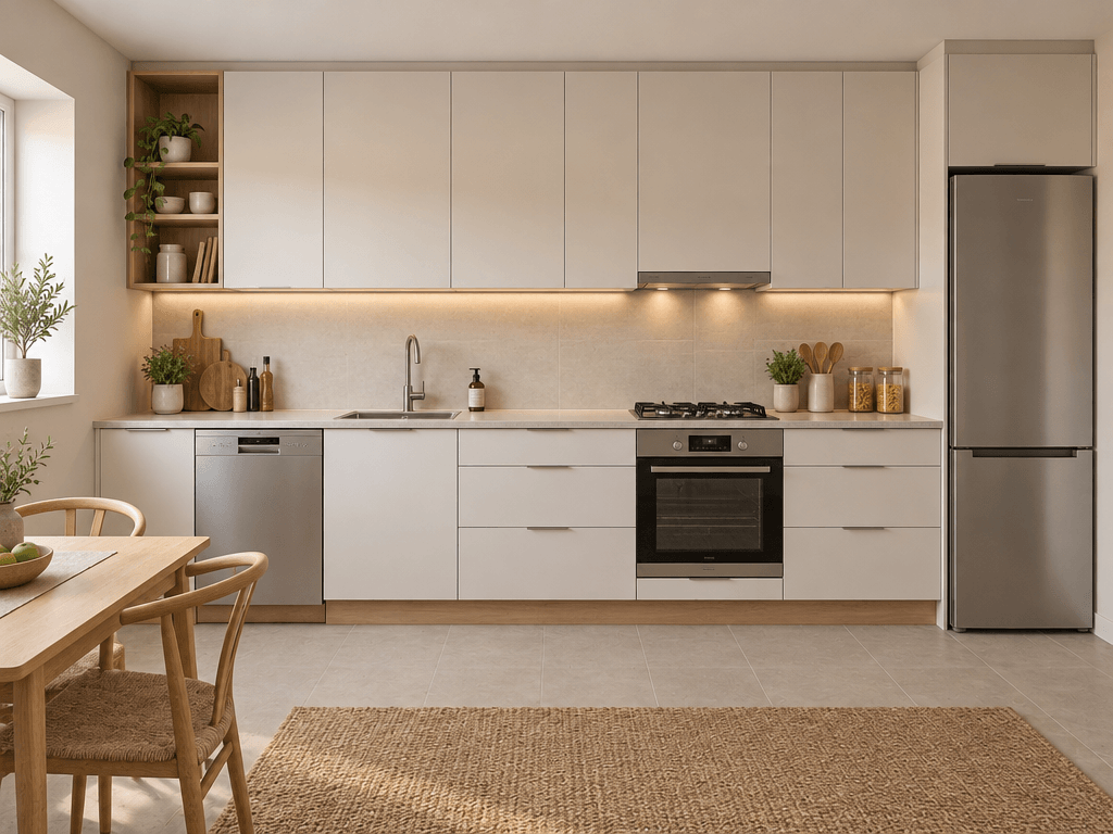 Scandinavian Kitchen design — interior photo by GenRoom AI