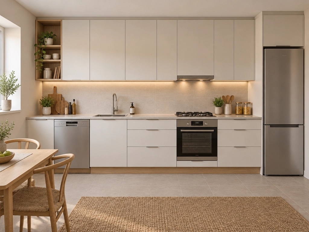 Interior design in Scandinavian style — Kitchen by GenRoom AI