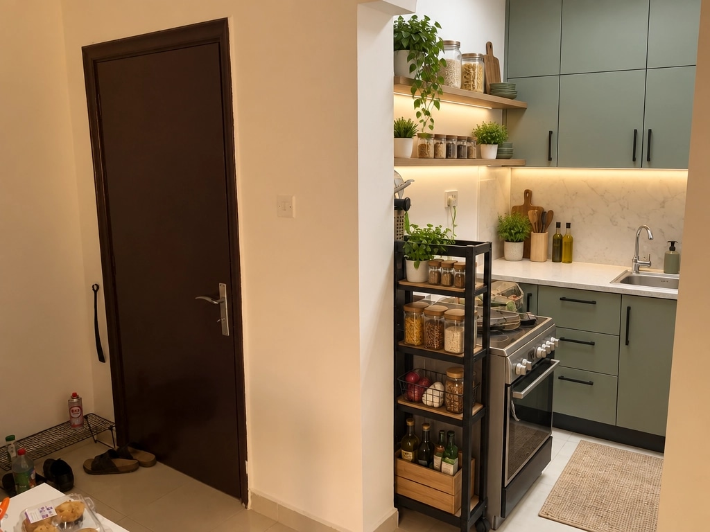 Kitchen interior in no_style style — photo by GenRoom AI